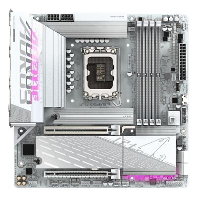 8. GIGABYTE B860M AORUS ELITE WF6E ICE Intel B860 LGA 1851 (Sockel V1) Micro-ATX