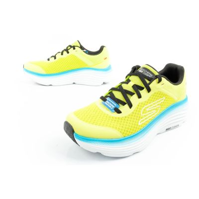 8. Skechers Max Cushioning Leichte Laufschuhe für Herren in Limettengrün