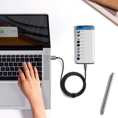 9. Baseus Superior Series USB-A/USB-C-Kabel 100 W 1 m – Schwarz