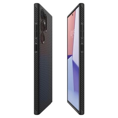 9. Spigen Liquid Air Hülle für Samsung Galaxy S23 Ultra – mattschwarz