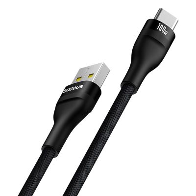4. Baseus Flash 2 USB-auf-USB-C-Kabel 100W 1m (Schwarz)