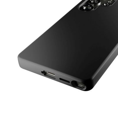 9. Puro Icon Mag Silikonhülle mit MagSafe für Samsung Galaxy S25 Ultra – Schwarz
