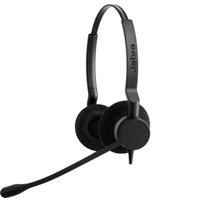 3. Jabra Biz 2300 Duo Headset, kabelgebunden, Kopfbügel, Bluetooth, Büro/Callcenter, Schwarz