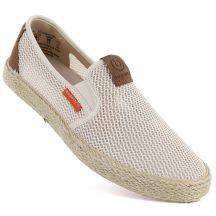 Herren-Espadrilles zum Hineinschlüpfen, beige, Bugatti TT15305