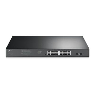 2. TP-Link TL-SG1218MPE Managed L2 Gigabit Ethernet (10/100/1000) PoE-Unterstützung 1 HE Schwarz