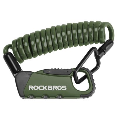 Rockbros RBK6N Kombinations-Fahrradschloss – Grün