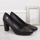 8. Sergio Leone W SK193A schwarze Pumps mit Blockabsatz 