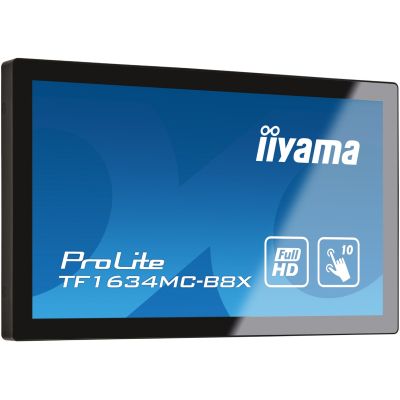 3. iiyama ProLite TF1634MC-B8X Computermonitor, 39,6 cm (15,6 Zoll), 1920 x 1080 Pixel Full HD LED-Touchscreen, Mehrbenutzerfähig, Schwarz