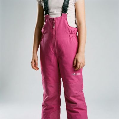 3. Trollkids Kids Nordkapp Pants Kinder Wintersport Skihose rosa (902-240)