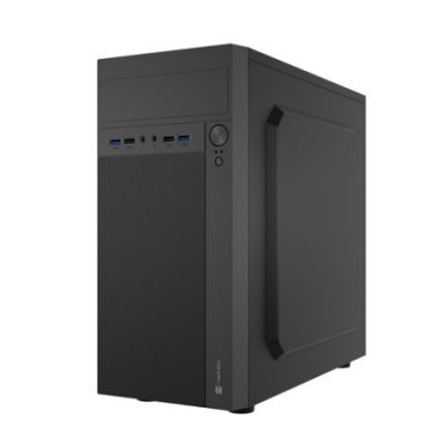 NATEC PC-Gehäuse HELIX MATX Mini-Tower USB-C Schwarz