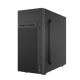 NATEC PC-Gehäuse HELIX MATX Mini-Tower USB-C Schwarz