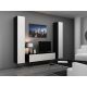 3. TV-Schrank VIGO '140' 30/140/40 schwarz/weiß glänzend