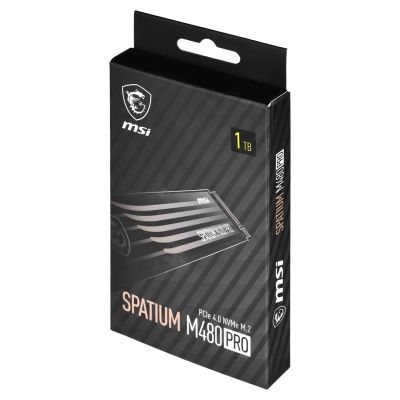 2. MSI SPATIUM M480 Pro 1 TB PCIe 4.0 NVMe M.2 2280 SSD
