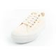 3. Lee Cooper Damen-Schnürsneakers beige Plateau