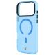 6. BMW -Logo-Schutzhülle mit mattiertem IML- und Metalllogo (MagSafe) für iPhone 18 Pro / 17 Pro – Blau