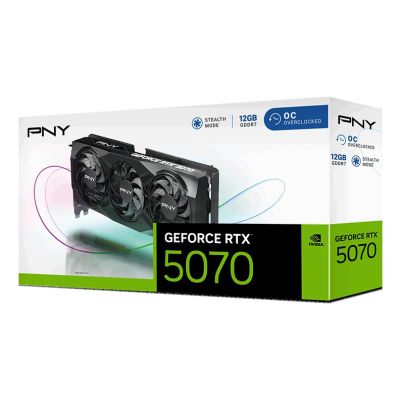 9. PNY GeForce RTX 5070 Overclocked Triple Fan 12 GB Grafikkarte