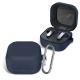 3. Tech-Protect Silikon-Schutzhülle mit Haken für Samsung Galaxy Buds 4 / 4 Pro – Marineblau