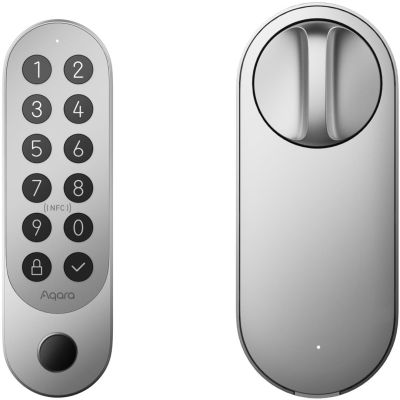 2. Aqara Smart Lock U200 Kit Silber, HomeKit, Gewinde, Bluetooth 5.1, NFC