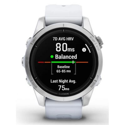 6. Garmin Epix PRO (Gen 2) 42 mm SS Whitestone-Uhr