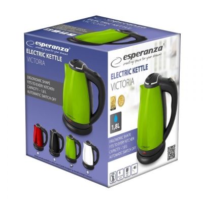 15. ESPERANZA Wasserkocher Victoria 1,8 l Grün EKK113G