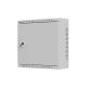 2. LANBERG TPR 10"-Installationsschrank mit Mesh-Platte 340X340X140, grau (montiert)