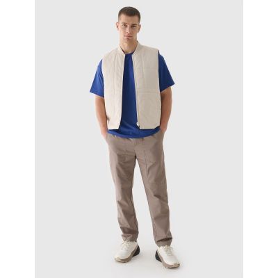 4. Herren-Daunenweste mit Stehkragen 4F 4FRAW24TVESM171-12S