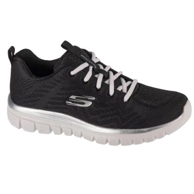 Skechers Graceful - Get Connected 12615-BKW Schwarz 36
