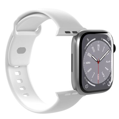 3. Puro Icon Silikonarmband für Apple Watch 38 / 40 / 41 mm - weiß (2 Stk.)