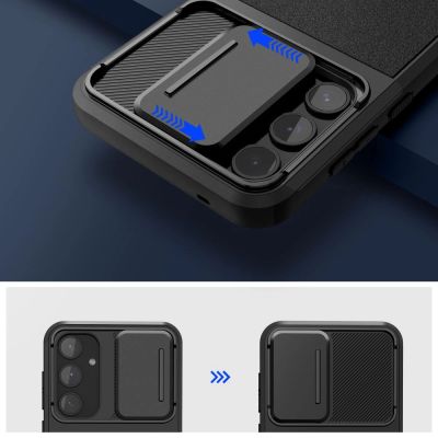 2. Tech-Protect Velar Cam+ Hülle für Samsung Galaxy A55 5G - Schwarz