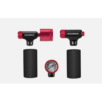 2. Rockbros Mini-CO2-Pumpe mit Manometer 42320016001