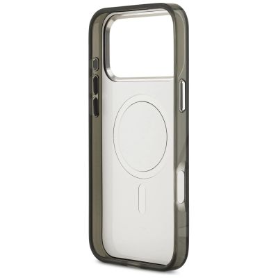 7. Karl Lagerfeld IML Aquarelle Karl & Logo MagSafe Hülle für iPhone 17 Pro Max - Schwarz