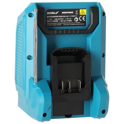 4. Bluetooth-Funkgerät mit 18V USB- und SAS-Batterie
