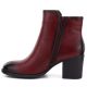 2. Rote Damen-Ankle-Boots mit hohem Absatz, Modell M.Daszyński SA250-4
