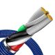 4. Baseus Crystal Shine Series Kabel USB-Kabel für schnelles Aufladen und Datenübertragung USB Typ A - Lightning 2.4A 1.2m blau (CAJY000003)