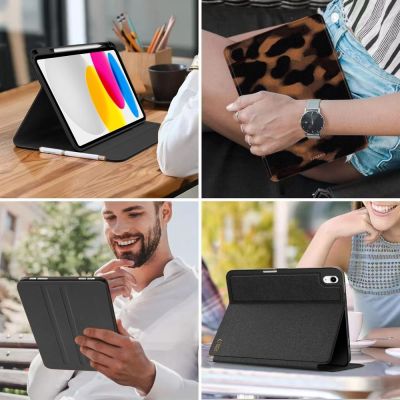 9. Tech-Protect Lamano Hülle für iPad 10,9" (10/2022) und 11" (11/2025) – braun und schwarz