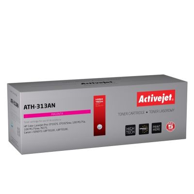Activejet ATH-313AN Toner (ersetzt Canon, HP 126A CRG-729M, CE313A; Premium; 1000 Seiten; rot)