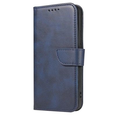 2. Magnethülle Elegante Hülle Flip Cover für Poco M4 Pro 5G Blau