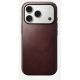 3. Nomad Moderne Lederhülle für 16 cm (6,3") Mobiltelefone, Burgunderrot