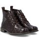 6. Damen-Ankle-Boots aus Lackleder, braun, Rieker 71205-25