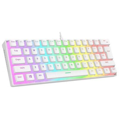 RAMPAGE mechanische Gaming-Tastatur RADIANT K11 RGB, weiß