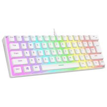 RAMPAGE mechanische Gaming-Tastatur RADIANT K11 RGB, weiß