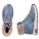11. Gefütterte Damen-Ankle-Boots, blau, Rieker 44530-14