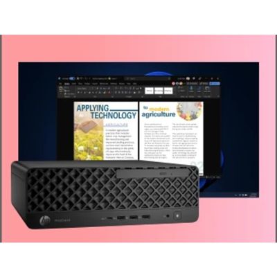 33. HP ProDesk 4 SFF G1i AI PC, Intel Core Ultra 5 225, 16 GB DDR5-SDRAM, 512 GB SSD, Windows 11 Pro, Schwarz