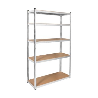 Metall-Lagerregal 205x120x45 silber Rebel RB-1253