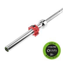 Olympische Langhantel 20 kg 2200 mm GOP220 PRO + ZG1000R HMS-Klemmen