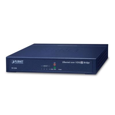 6. PLANET VC-234 VDSL2-Konverter 1xRJ-11, 4xRJ-45, 30 A