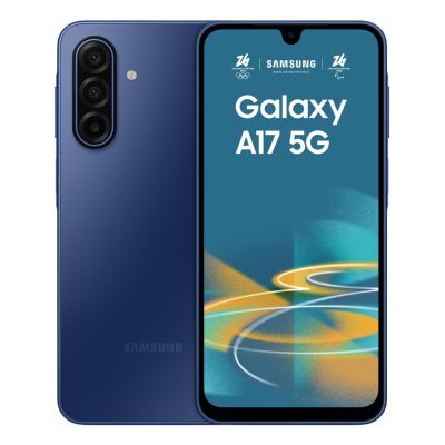 4. Samsung Galaxy A17 5G, 17 cm (6,7 Zoll), Hybrid-Dual-SIM, Android 15, USB Typ-C, 4 GB RAM, 128 GB Speicher, 5000 mAh Akku, Blau