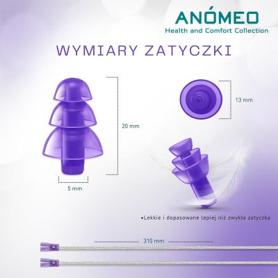 3. ANOMEO Gehörschutzstöpsel – RELAX