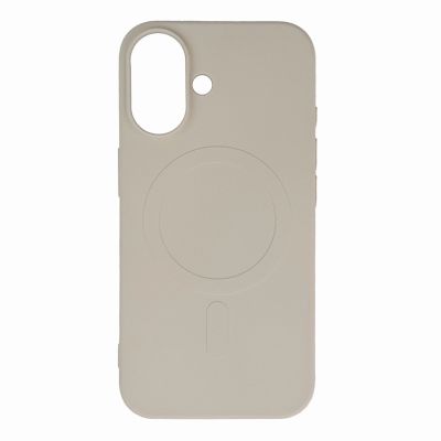 Liquid Silicone Case mit MagSafe für Samsung Galaxy S25 Edge - Beige