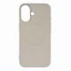 Liquid Silicone Case mit MagSafe für Samsung Galaxy S25 Edge - Beige